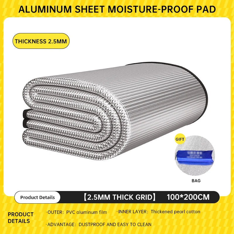 Outdoor Picnic Moisture-Proof Pad Double-Sided Thick Aluminum Film Waterproof Beach Mat Portable Tent Floor Mat Camping Mat