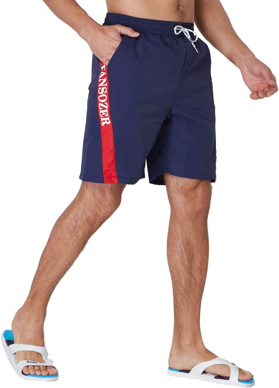 Quick Dry Swimming Mens Swim Trunks Shorts