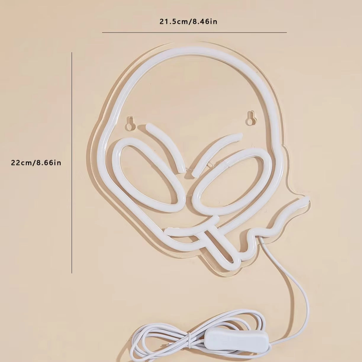 Chi-Buy LED Neon Alien Smoking Neon Signs Night Light 3D Wall Art & Game Room Bedroom Living Room Decor Lamp Signs