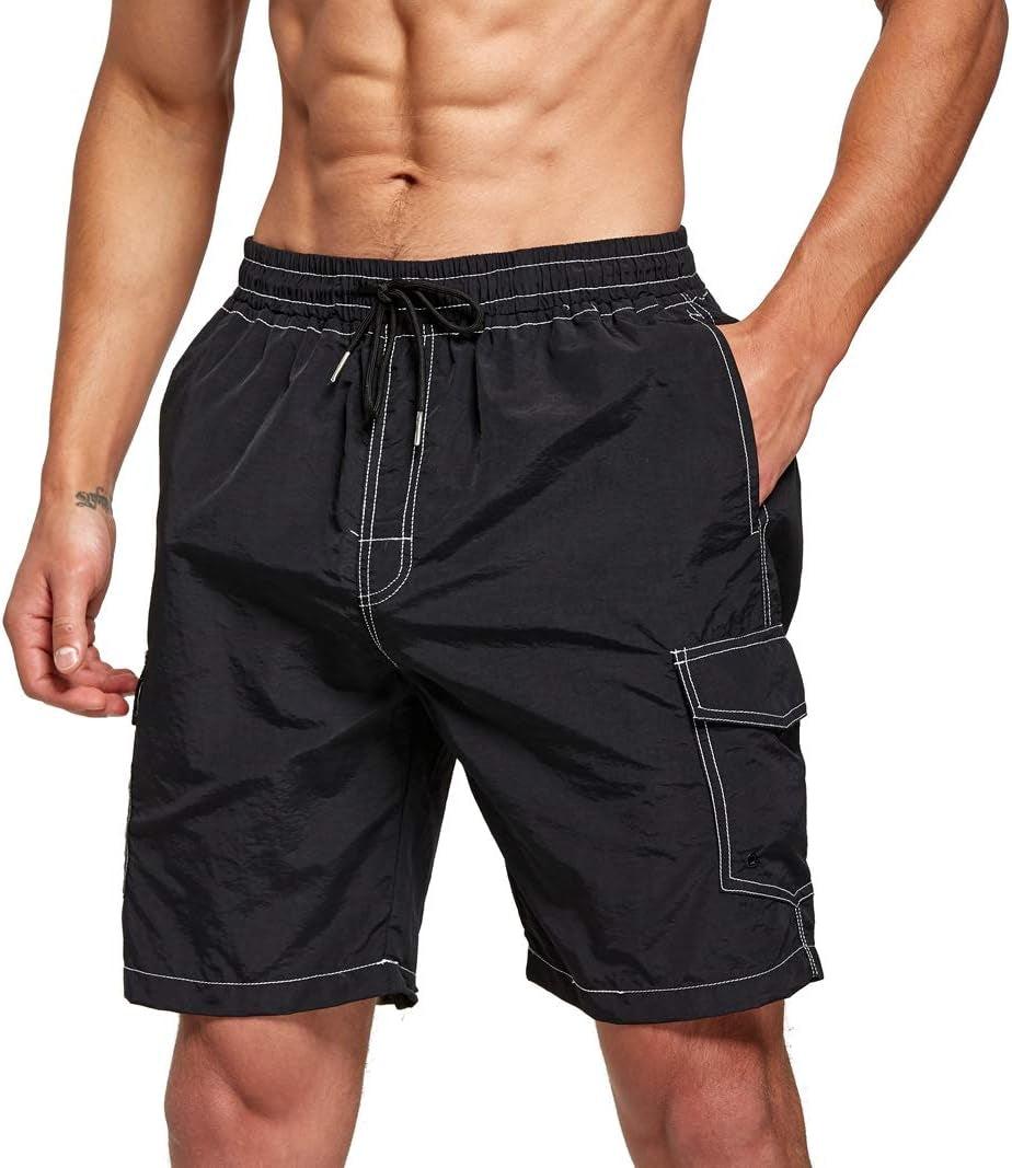 Mens Swim Trunks Quick Dry Swimming Shorts