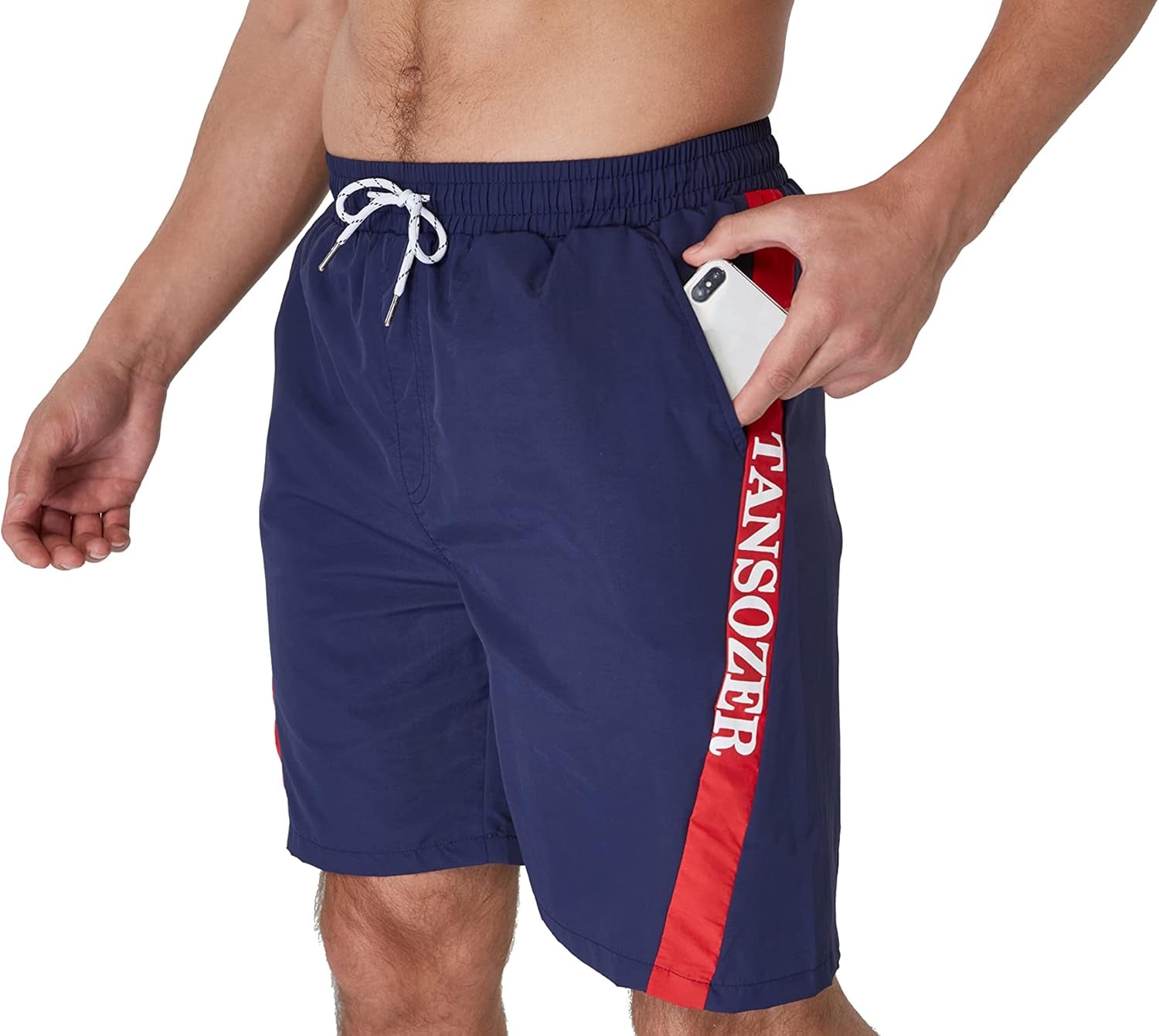 Quick Dry Swimming Mens Swim Trunks Shorts