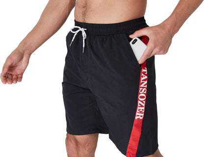 Quick Dry Swimming Mens Swim Trunks Shorts