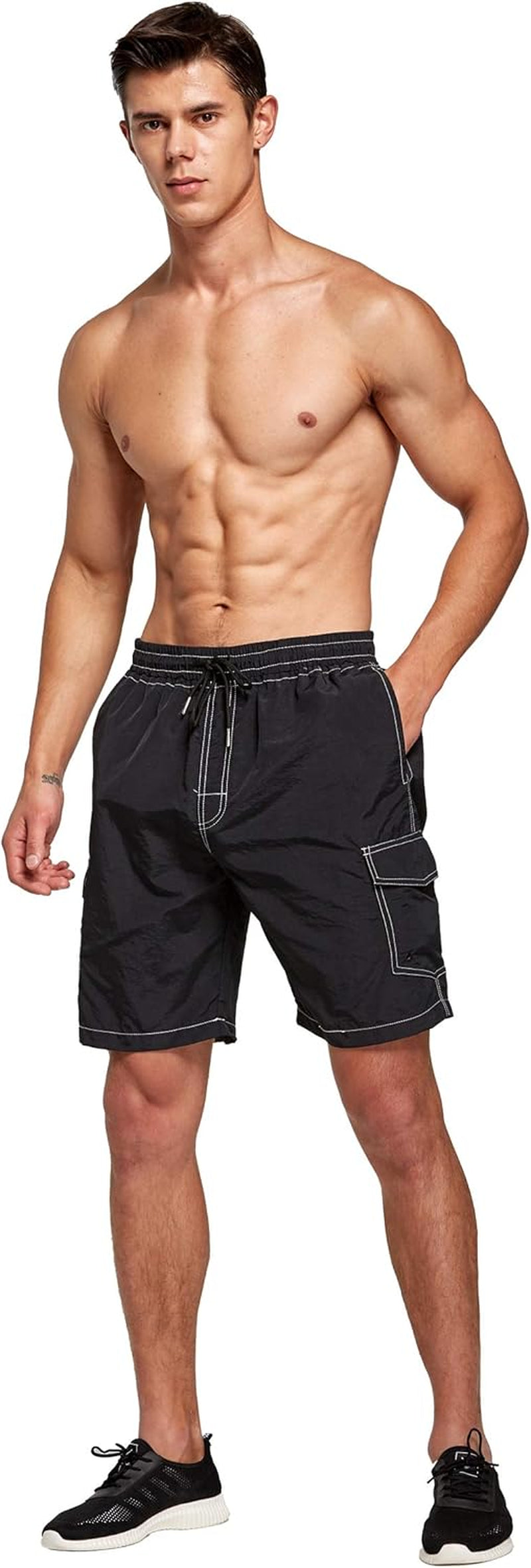 Mens Swim Trunks Quick Dry Swimming Shorts