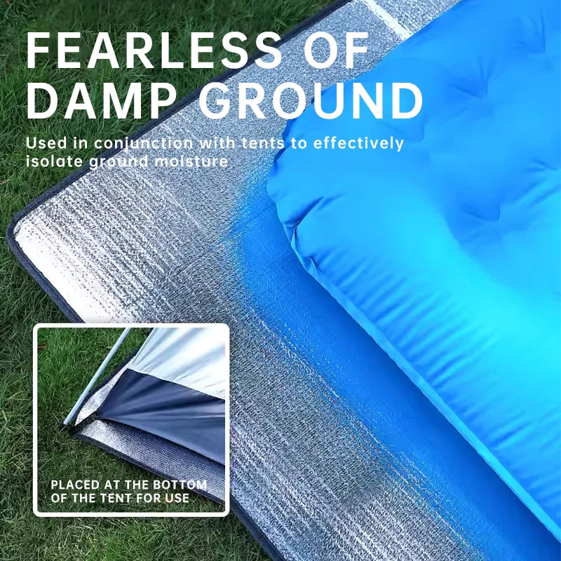 Outdoor Picnic Moisture-Proof Pad Double-Sided Thick Aluminum Film Waterproof Beach Mat Portable Tent Floor Mat Camping Mat